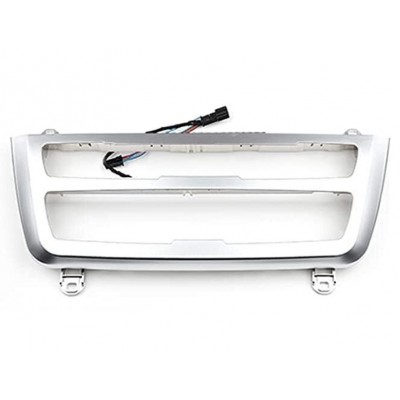 Штатная вставка консоли климата с подсветкой RGB BMW 3 4 F30 F32 F33 F34 F36 F31 БМВ Ф30 Ф32 Ф33 Ф34 Серый