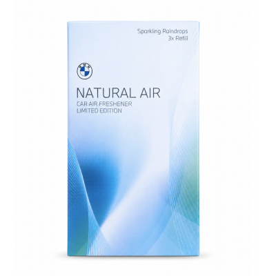 Оригінальний комплект змінних картриджів освіжувача повітря BMW Natural Air Sparkling Raindrops 83122285679