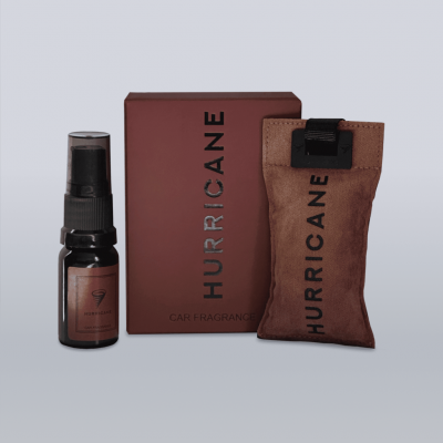 Автомобильний ароматизатор HURRICANE BROWN (MIRROR STANDART) Аромасаше хурикан