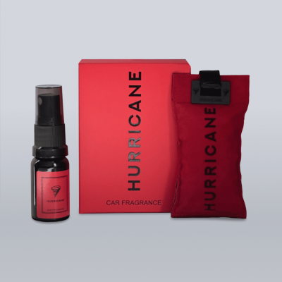 Автомобильний ароматизатор HURRICANE RED (STANDART MIRROR) Аромасаше хурикан