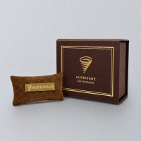 Автомобільний ароматизатор Hurricane Brown Premium аромасаше + спрей