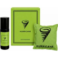 Ароматизатор в авто Hurricane Light Green аромасаше + спрей