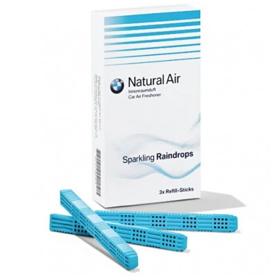 Оригинальный комплект сменных картриджей освежителя воздуха BMW Natural Air Sparkling Raindrops 83122285679