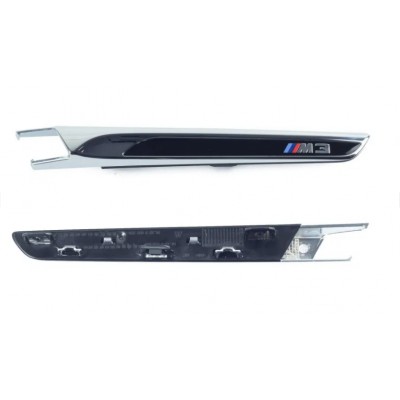 Накладки на крила BMW M3 F30 F31 молдинги в крила зябра М3 бічні