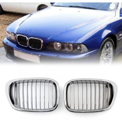 Решетки радиатора BMW E39 Однореберные Хром