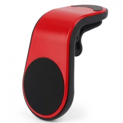 Магнитный автомобильный держатель для телефона в решетку воздуховода L 103 Красный