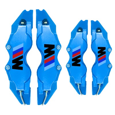 Декоративные накладки на тормозные суппорта "M" для BMW, ABS 4 шт М Синий