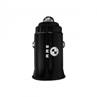 Автомобильное зарядное устройство в прикуриватель BMW 2 USB Черный