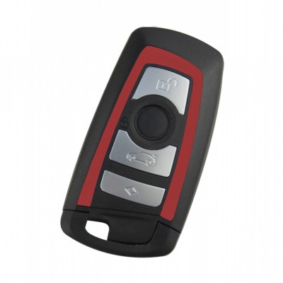 Корпус ключа BMW F30 F32 F20 F35 F10 F33 F25 на четыре кнопки Красный