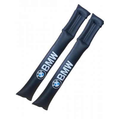 Мягкие вставки уплотнители для BMW между сиденьем и туннелем с логотипом BMW 2 шт