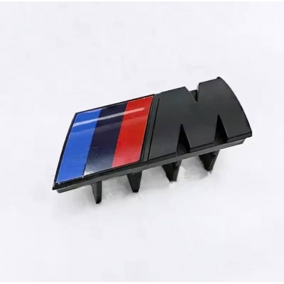 Шильдик BMW M для решетки радиатора Черный матовый