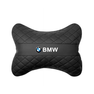 Комплект автомобильных подушек на подголовник BMW 2 шт