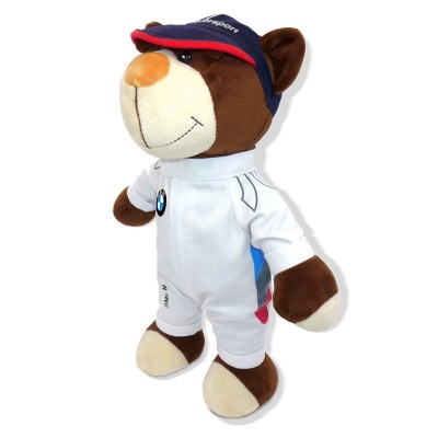 Мягкая игрушка плюшевый медведь BMW Bear Motorsport Белый