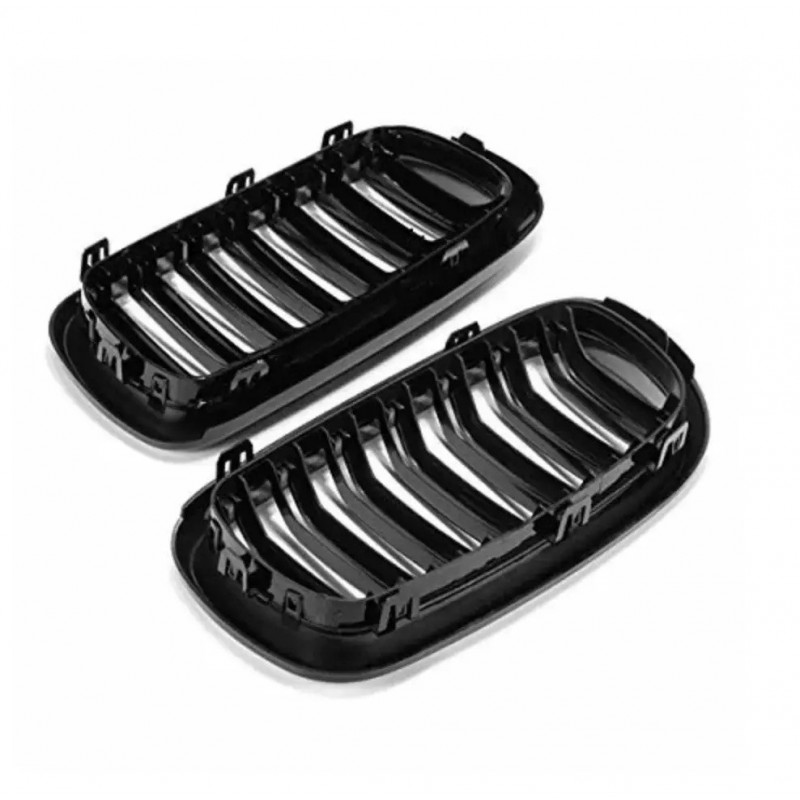 Ноздри Решетка радиатора BMW X5 F15 X6 F16 M стиль (черный глянец) БМВ