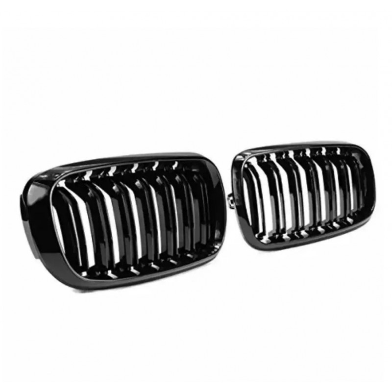 Ноздри Решетка радиатора BMW X5 F15 X6 F16 M стиль (черный глянец) БМВ