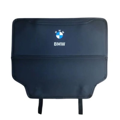 Защитная накладка на спинку сиденья BMW с карманом, органайзер сиденья, экокожа 