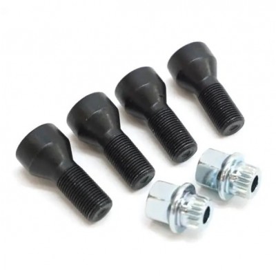 Комплект оригинальных секретных болтов BMW БМВ M14 x 1,25 мм 36136776076