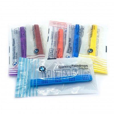 Оригинальный комплект сменных картриджей BMW шесть разных запахов Sparkling Raindrops, Calming Twilight, Energizing Tonic, Balancing Amber, Vitalizing Woods, Harmonizing Flowers