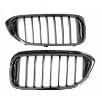 Оригінальні решітки радіатору BMW G30 G31 Однореберні Чорний Глянець Хром
