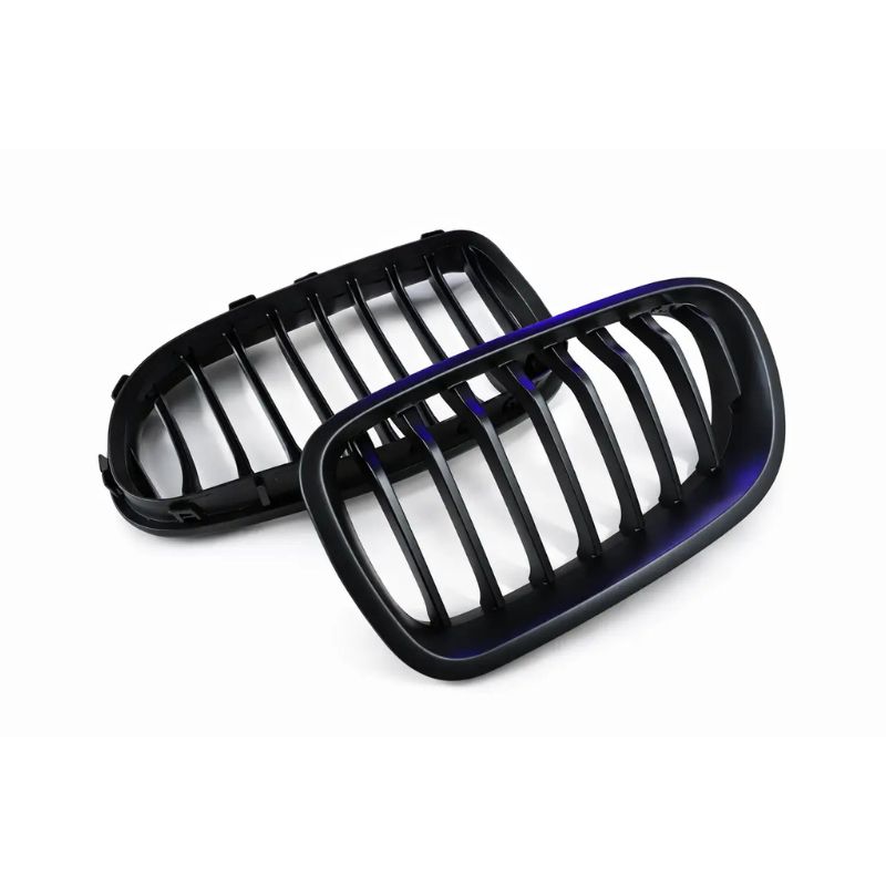 Решетки радиатора BMW F10 F11 Однореберные Черный Мат