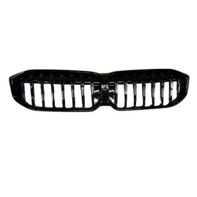 Решетки радиатора однореберные ноздри BMW 3 G20 G21 LCI 2022+ под камеру