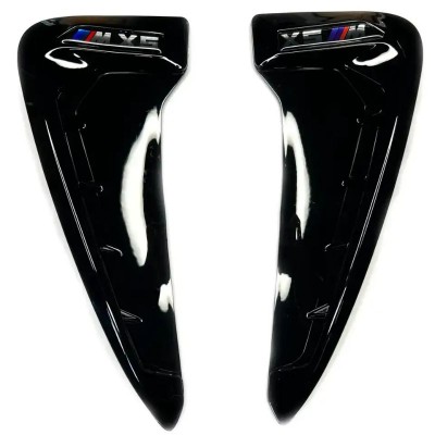 Глянцевые жабры на крылья BMW X5M F15 – стильный M-дизайн, черный глянец