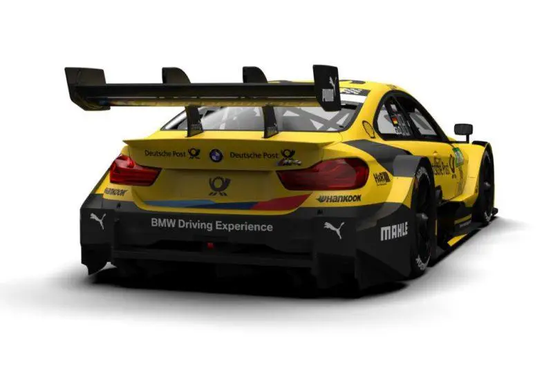 Колекционная-игрушечная моделька BMW M4 DTM, Желтая