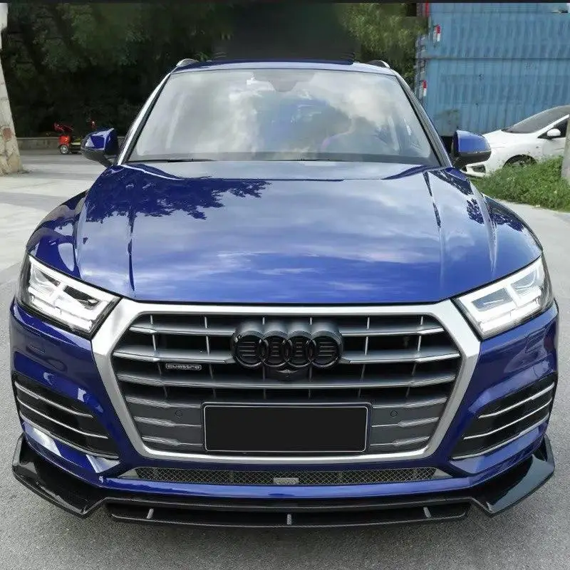 Передня емблема Audi 285 мм x 100 мм, лого на решітку Ауді, A6 (2012-2017), Q7 (2000-2015), Q2, Q3, Q5, Q8