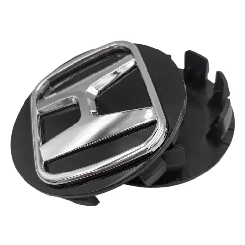 Колпачок в диски Honda, значок в колёса 56 мм (1 шт.) Black-silver