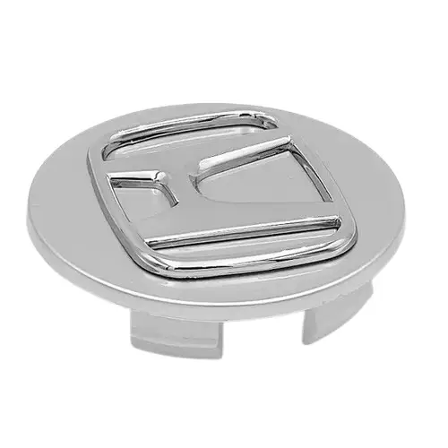 Колпачки в диски Honda, набор значков в колёса 56 мм (комплект 4 шт.) Silver