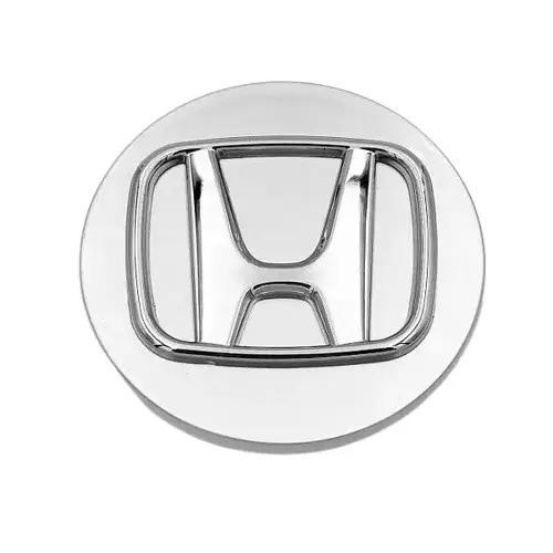 Колпачок в диск Honda, эмблема в колесо 56 мм (1 шт.) Silver