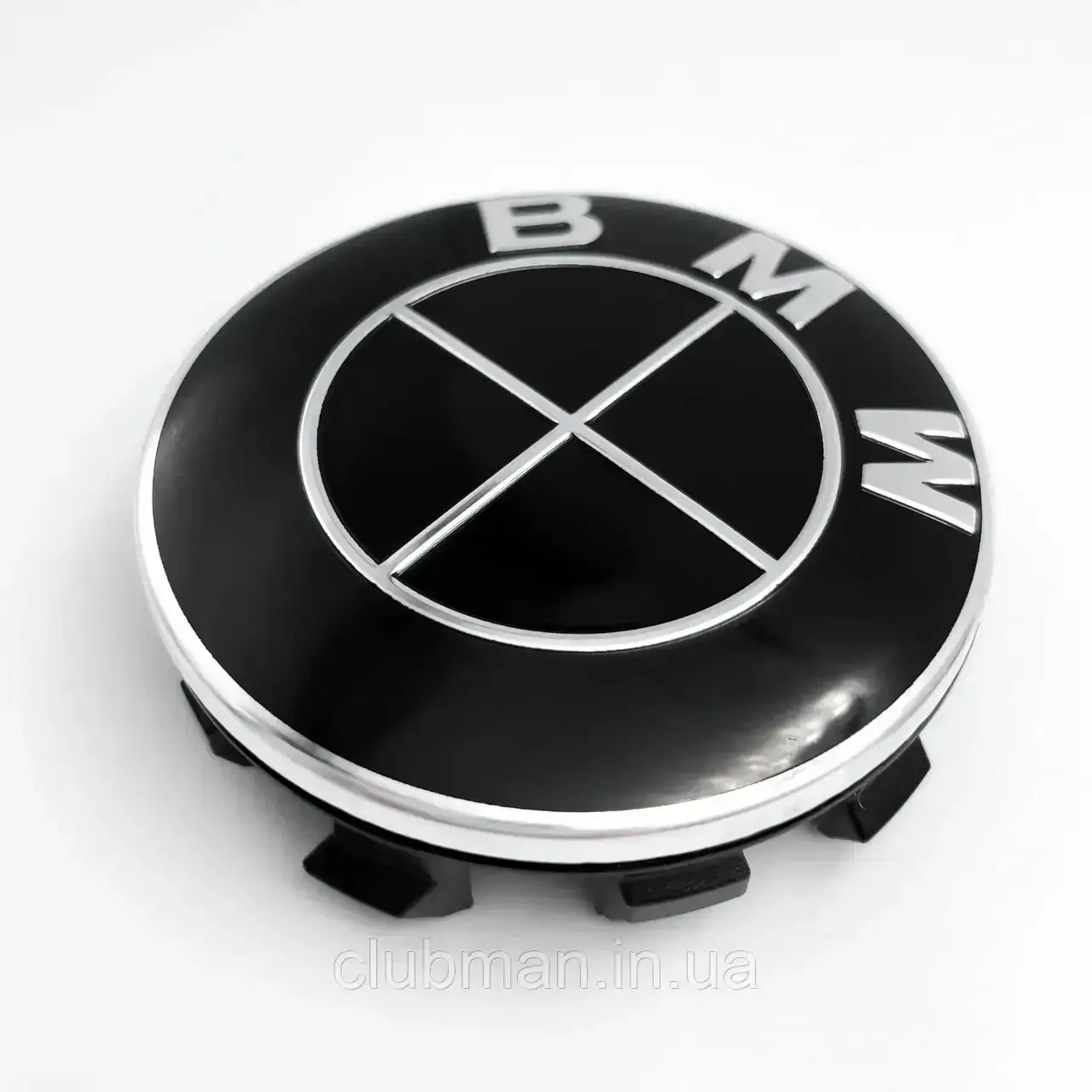 Ковпачки в диски BMW, All-Black, заглушки в колеса 68 мм