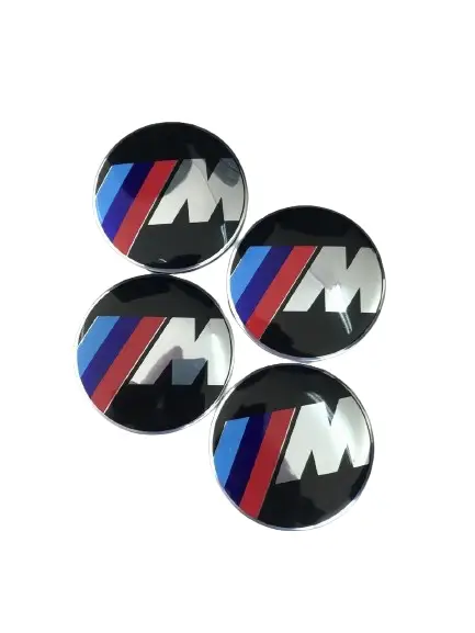 Ковпачки в диски BMW «M» performance, заглушки в колеса 68 мм (комплект)