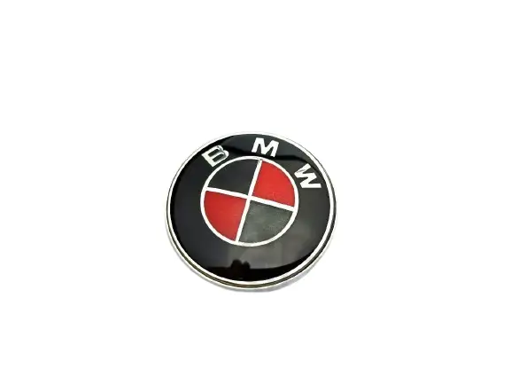 Ковпачки в диски BMW, Red, заглушки в колеса 68 мм