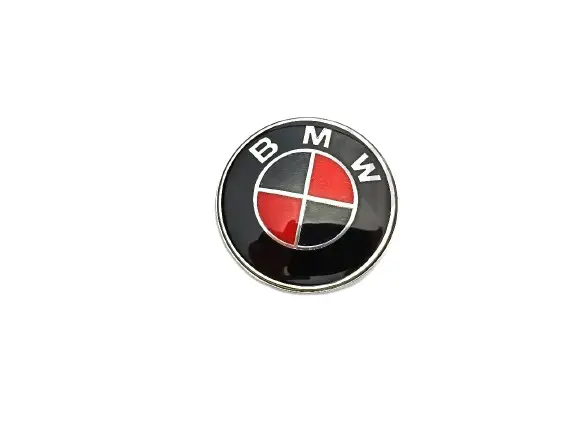 Ковпачки в диски BMW, Red, заглушки в колеса 68 мм