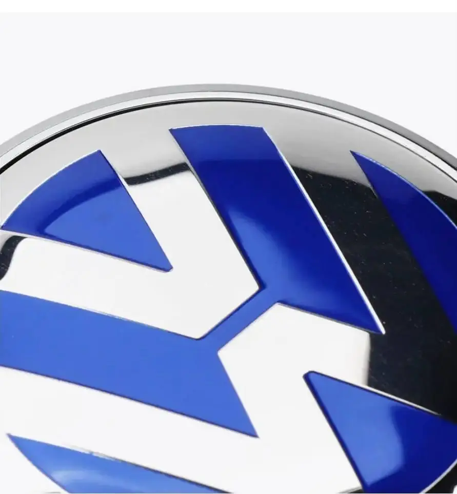 Ковпачки в диски для Volkswagen, (Blue), 60 мм заглушка, значок з логотипом, емблема в колеса (комплект 4 шт.)