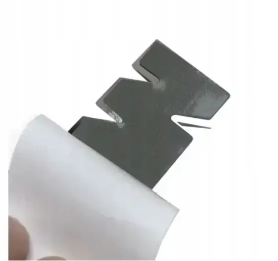 Шильдик логотип BMW "M" Performance 45 мм, для бокового крыла авто : Silver с триколором БМВ "M"