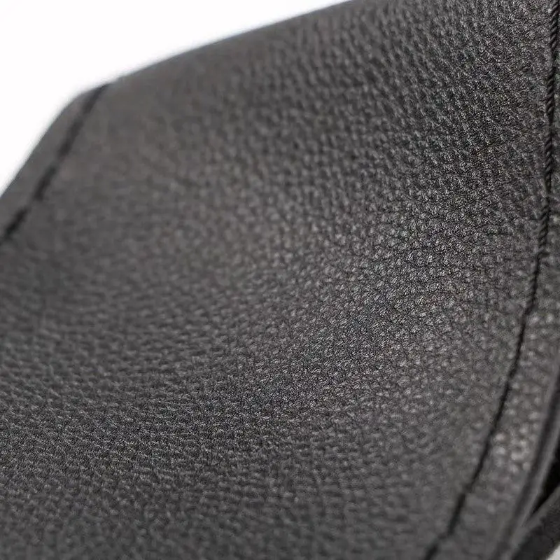 Обплетення чохол на кермо, екошкіра, 37-38 см. чорна, без перфорування, зшивається