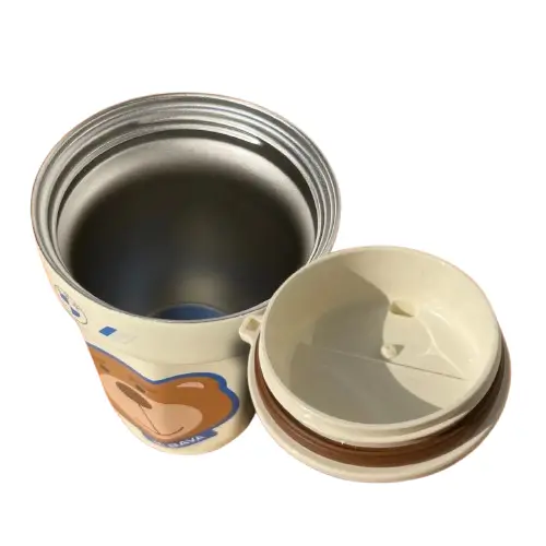 Термокружка «Coffee Cup» BMW з милим ведмедем, і подарунковим брелком автомобільної марки БМВ.