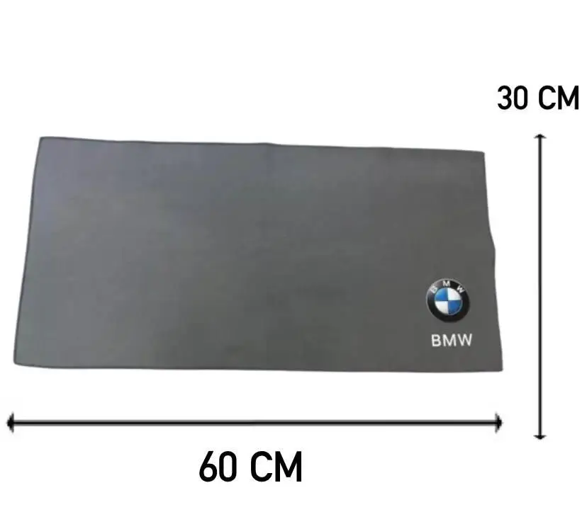Премиальная тряпка из микрофибры для салона авто, Микрофибровая салфетка BMW для чистки и ухода машини