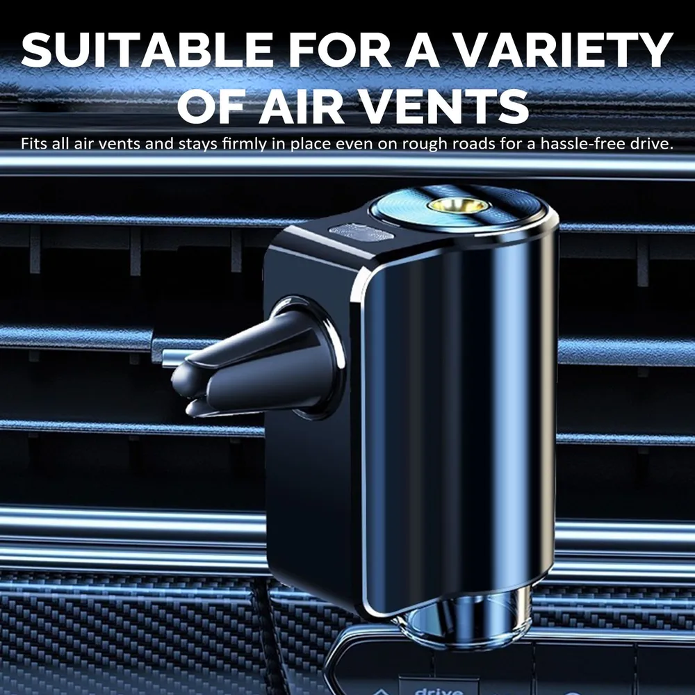 Комплект диффузор+ 3 аромата Автомобильный дифузор Автоматический ароматизатор воздуха Цвет синий