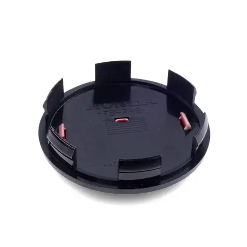 Ковпачок на диск Honda, заглушка з емблемою «H» 58 мм, Black/Red (1 шт.)