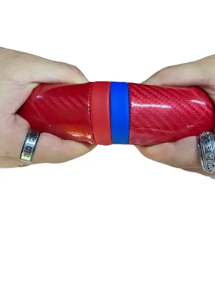 Модний спортивний чохол на кермо з кришталево-вуглецевого волокна, з ручним рядком, і триколором