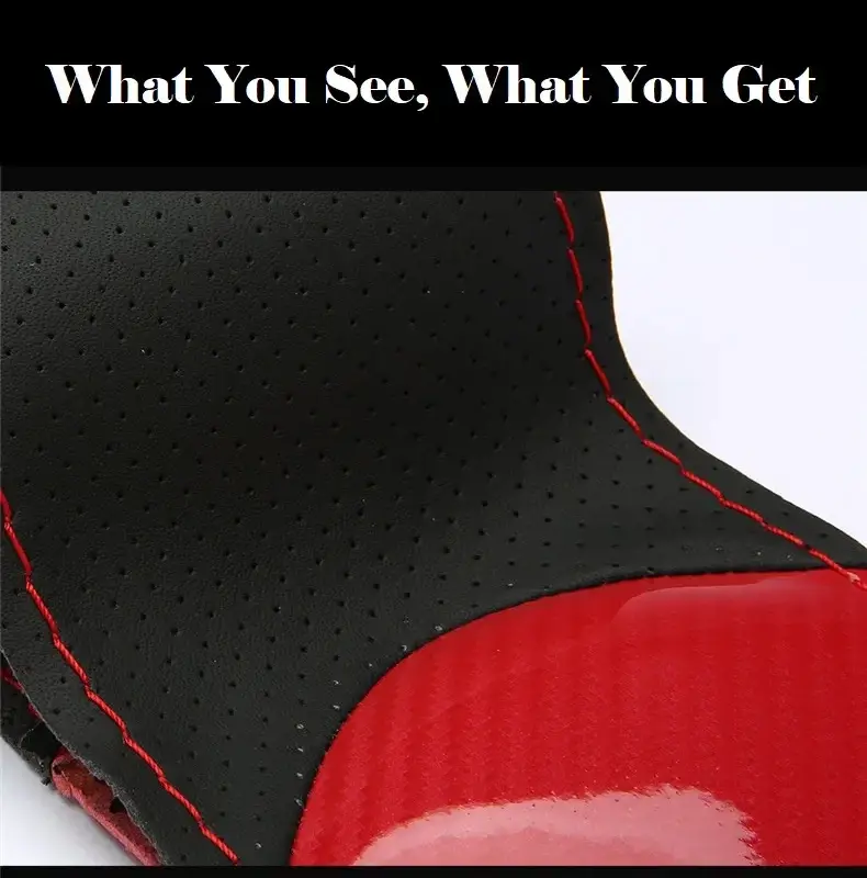 Модний спортивний чохол на кермо з кришталево-вуглецевого волокна, з ручним рядком, і триколором