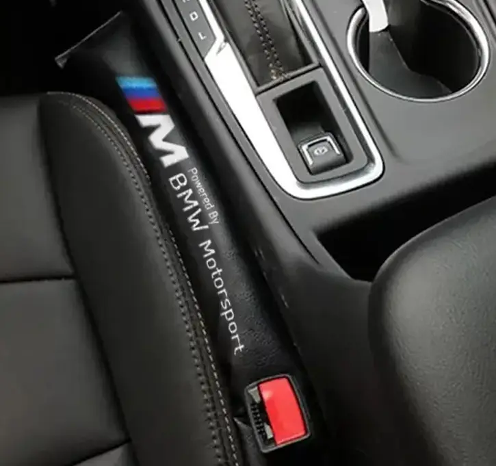 М'яка вставка ущільнювач між сидінням і тунелем для BMW в стилі M Motorsport
