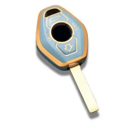 Чохол для ключів з ТПУ BMW E38 E39 E46 E83 E53 E60 E63 E61 E64 E83 E85 E86 M5 325i X3 темно - сірого кольору
