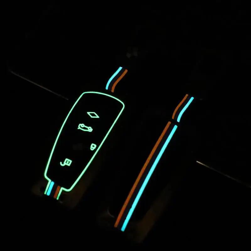 Металлический чехол для автоключа BMW M-стиля, 4 кнопки F-series хром