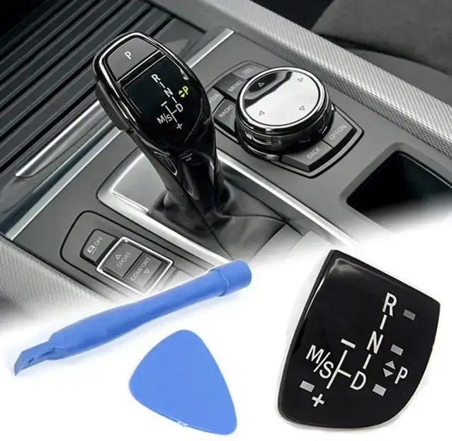 Накладка на селектор АКПП BMW X5 X6 F15 F16 Панель ручки АКПП БМВ Х5 Ф15 Х6 Ф16 Стандартный Черный