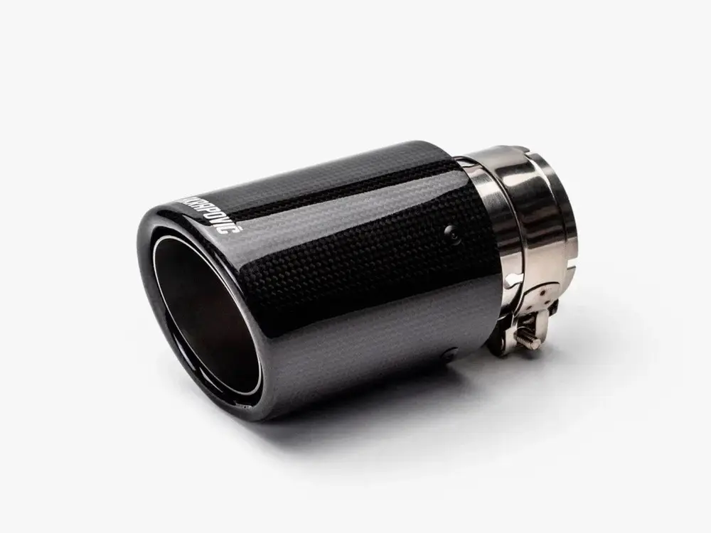 Насадка глушителя Akrapovic 64-67мм 89 мм (глянец) Акрапович