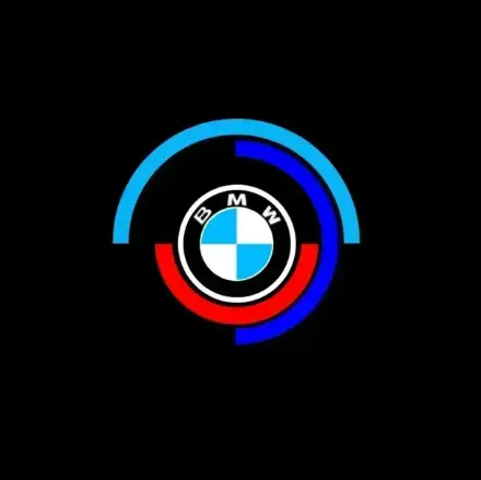 Проекция дверей BMW E60 E70 E90 E92 F10 F15 F20 F30 F32 F36 F25 с логотипом БМВ подсветка в двери BMW